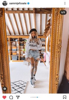 Sammi Jefcoate Outfits, Sammie Jefcoate, Casual Edgy Outfits, Miami Outfit, Grunge Looks, Casual Edgy, Cozy Oversized Sweaters, Miami Outfits