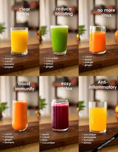 Health Juice Recipes, Makanan Rendah Kalori, Healthy Juicer Recipes, Resep Smoothie, Healthy Juice Drinks, Juice Cleanse Recipes, Wellness Shots, Juicer Recipes, Healthy Drinks Smoothies