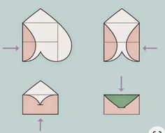 how to make origami envelopes with paper step by step instructions for beginners