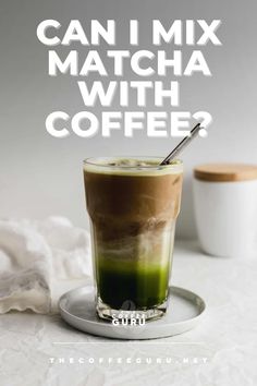 Can I Mix Matcha With Coffee? - The Coffee Guru. #matcha #matcharecipes #matchadrinks #coffee #coffeeblog Coffee With Matcha, Matcha Coffee Recipe, Matcha Coffee Latte, Matcha Vs Coffee, Caffeine Benefits, Coffee Recipes Hot, Benefits Of Matcha, Coffee Process, Matcha Coffee