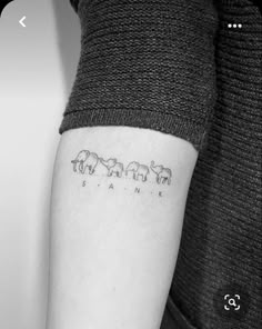 Elephant Family Tattoo, Tiny Elephant Tattoo, First Tattoo Ideas, Elephant Tattoo Design, Mom Tattoo Designs, Sibling Tattoos, Mother Tattoos