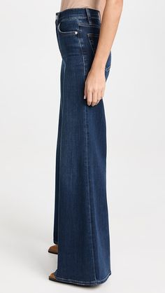 FRAME Le Palazzo Jeans | Shopbop Jeans A Palazzo, Jeans Palazzo, Palazzo Jeans, Boots Heels, Denim Flares, Ladies Boutique, Fit In, Stretch Cotton, Stretch Denim