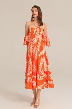 Whether you're lounging by the pool or strolling along the sandy shores, this dress exudes effortless style and coastal charm. Get ready to relax and make unforgettable memories on your beach vacation in this stunning printed dress.Material : 95%Polyester+5%ElastaneElasticity : NoneSku : CL2823S24*Package : 1*DressCare instructions:Do Not Bleach.Separate dark colors.Iron Low Heat. Summer Tropical Print Midi Sundress, Summer Midi Sundress With Tropical Print, Beach Season Midi Sundress For Summer Outings, Midi Length Sundress For Summer Beach Outings, Midi Length Sundress For Summer Beach Season, Midi Length Sundress For Summer Outings And Beach Season, Midi Sundress For Summer Outings And Beach Season, Printed Midi Length Sundress For Summer, Printed Midi Length Dresses For Vacation