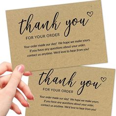 #logodesignprocess #graphicdesignlove #logode Thank Cards, Business Thank You Notes, Order Cards, Small Business Cards, Thank You Customers, Small Business Packaging