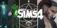 an animated image of the same character in different stages of creation, with text that reads'the sims 4 '