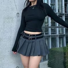 44543261573342|44543261606110|44543261638878 Fitted Long Sleeve Punk T-shirt, Solid Long Sleeve Club Tops, Fitted Crew Neck Crop Top For Party, Edgy Fitted Solid Color Tops, Punk Style Long Sleeve Stretch Crop Top, Edgy Fitted Top, Edgy Solid Color Top For Club, Edgy Solid Color Club Top, Fitted Punk Style Party T-shirt