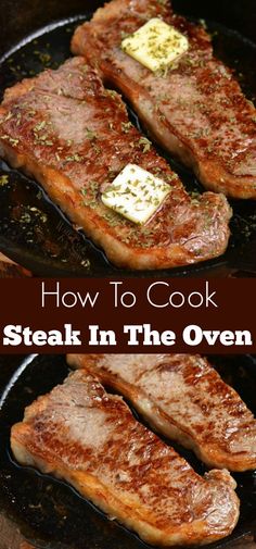 how to cook steak in the oven