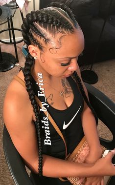 Two Braids Hairstyles, 2 Braids Hairstyles, Hairstyles With Weave, Weave Hairstyles Braided, Natural Braids, Medium Short Hair, Two Braids