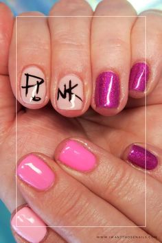 Pink Concert Nails Concert Gel Nails, Pink Singer Inspired Nails, P!nk Summer Carnival Outfit, P!nk Concert Outfit Ideas Summer, P Nk Aesthetic