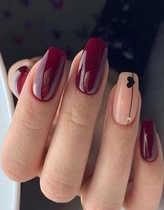 Ombre Nail Design, Nail Designs Valentines, Short Square Nails, Lasagna Recipe, Simple Nail Designs, Valentine's Day Nails