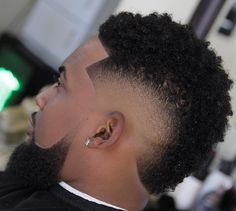 Mohawk Designs Men, Black Men Mohawk Hairstyles, Mohawk Designs, Black Fade Haircut, Afro Fade Haircut, Afro Hair Fade, Boys Haircuts Curly Hair, Mohawk Fade, Curly Mohawk Hairstyles