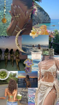 Vision Collage, Tropical Core, Faerie Aesthetic, Excited For Summer, Kenting, Vintage Flowers Wallpaper, Magazine Collage, Mermaid Aesthetic, Summer Wines