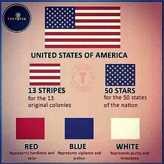 the united states of america and red, white, and blue flags are on display