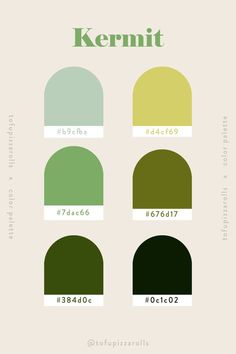 the color chart for kermit