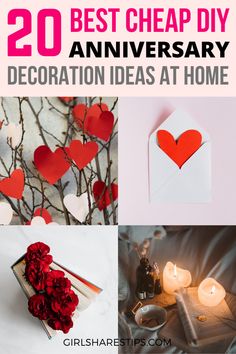 the best cheap diy anniversary decoration ideas at home