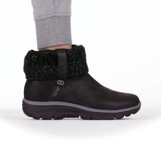 Easy Going - Cozy Weather 2 | SKECHERS Cozy Weather, Cold Weather Hats, Summer Clearance Sale, Summer Clearance, Lace Up Wedges, Wide Shoes, Waterproof Shoes, Shoes Flats Sandals, Skechers Women