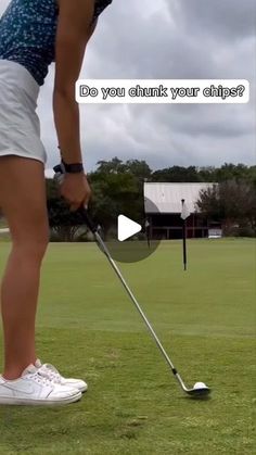 Golf Swing Training  📗🎥💯 on Instagram: "STOP CHUNKING CHIPS ⤵️

Stop chunking your chips off tight ties with these 3 simple steps:

1. Stand closer to the ball
2. Grip down on the club
3. Lift the heel off the ground

This enables the clubhead to glide through the turf with minimal resistance. It feels like a putter stroke and is super effective!
-——————
⛳️ Enhance your game today! Browse our exclusive golf collection in bio
🔥 Don’t miss out on our fantastic deals!
👼 Support the Feed the Children fund with $1 every purchase
.
.
.
.
Cre: ins - hunternugentgolf
.
.
.
.
#golfing #golf #golfer #golflife #golfswing #golfstagram #golfcourse #instagolf #golfaddict #golfers #pga #pgatour #meming #pgamemes #pgameme #golfmeme  #memes #lol #golfcoach #pgadreams" Golf Score, Golf Collection, Golf Exercises, Golf Practice, Golf Instruction