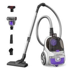 an image of a vacuum cleaner with accessories