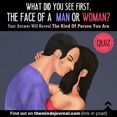 a man and woman kissing each other with the caption that says, what did you see first?