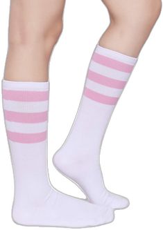 White Tube, Tube Socks, Athletic Socks, Red And White, Stripes, Socks, White, Red, Blue