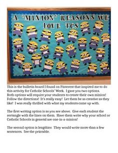 an article about the minionss quilt on display in front of a white background with text