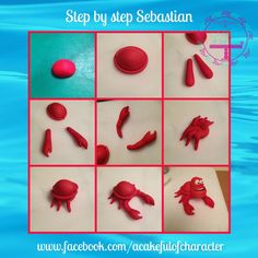 step by step instructions on how to make sea creatures