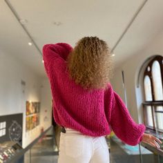 Sweater DEMURE (pink ready to ship) Model in the photo wears size M, model height is 175 cm Size chart:   * XXS -- width 45 cm, length 40 cm;   * XS -- width 50 cm, length 45 cm;   * S -- width 55 cm, length 45 cm;   * M -- width 60 cm, length 50 cm;   * L -- width 65 cm, length 50 cm;   * XL -- width 70 cm, length 55 cm; 🧶 Custom size/color -- message me your preferences, and I'll create individual beauty for you If you have any questions, please feel free to contact me for additional information Thank you for visiting my shop! https://www.etsy.com/shop/KeshaKnits This knitted product is made to order (yarn color and size to be chosen at checkout) and cannot be returned. Womens Winter Sweaters, Women Knitting, Oversize Pullover, Handmade Sweater, Ship Model, Women Sweaters Winter, Womens Sweaters, Sweater Oversize, Womens Winter