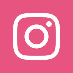 the instagram logo on a pink background