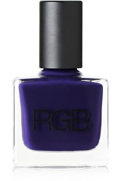 "Add a hit of drama to everyday looks with RGB's 'Plum' nail polish. This chip-resistant, royal-purple shade has a creamy texture that dries to a high-shine finish. Apply several coats for truly opaque coverage, using a matte top coat for an on-trend take." - @netaporter • #RGBcosmetics #Plum Royal Blue Nail Polish, Holiday Nail Polish, Nail Polish Nails, Royal Blue Nails, Dark Nail Polish