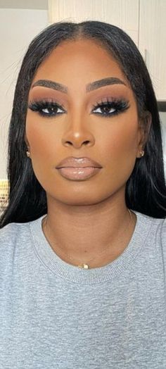 Eyeshadow For Black Women, Bombshell Makeup, Pixie Makeup, Glam Wedding Makeup, Makeup Black Women, Everyday Makeup Tutorials, Brown Skin Makeup, Fall Makeup Looks