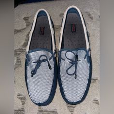 Swim Blue Loafer Great Condition Blue Loafers, Swim Shoes, Man Swimming, Slip Ons, Loafer Shoes, Penny, Men's Shoes, Color Blue, Loafers