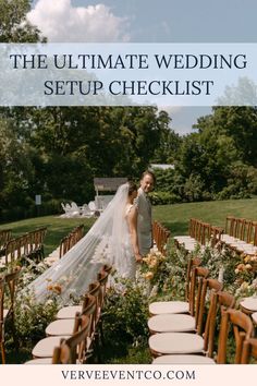 the ultimate wedding setup checklist