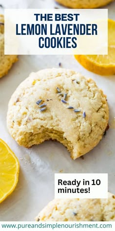 the best lemon lavender cookies ready in 10 minutes