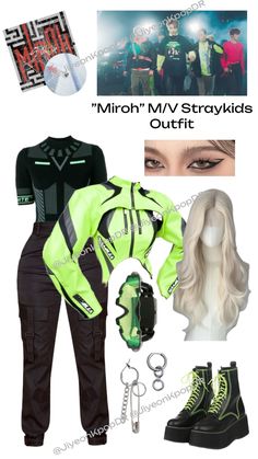 Creator @JiyeonKpopDR #miroh #straykids #skz #skzoutfit #skzdr #jiyeonkpopdr Pop Concert Outfit, Preformance Outfits, Concert Fits, Curvy Outfits