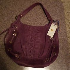 Hype Purple Leather Handbag Nwt Purchased Brand New From Indigo, Never Carried, 4 Inside Pockets And One Of Those Is A Zipper Pocket. Magnetic Closure. Includes Very Large Drawstring Dust Bag. Purple Leather Satchel For Errands, Trendy Purple Bag With Zipper Pocket, Everyday Purple Bags With Zipper Pocket, Purple Leather Hobo Bag For Travel, Purple Shoulder Bag With Braided Handles, Purple Leather Shopping Shoulder Bag, Hype Bags, Purple Leather Shoulder Bag With Zipper Closure, Purple Bag With Zipper Pocket For On-the-go