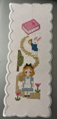 Book Mark Cross Stitch, Cross Stitch Bookmark Patterns, Bookmarks Cross Stitch, Alice In Wonderland Cross Stitch, Bookmarks Ideas, Cross Stitch Bookmark, Stitch Bookmark, Unique Cross Stitch, Cross Stitch Fruit