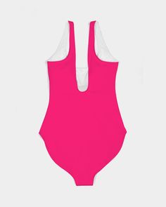 Product Details Looks like your summer just got BRITEr! Our NEW and improved Lucid one-piece swimsuit now has a built-in shelf bra and removable cups for extra coverage. This sporty design is sure to compliment all body types. Vibrant, practical, and UPF 50+ -- let's face it, this swimsuit has it all! The whole family can be matching in our safety-conscious ultra bright swimwear all season long. Smooth, breathable fabric Scoop neck, tank straps Open back Built in bra, soft removable cups UPF 50+ Casual Swimwear With Built-in Bra, Casual One-piece Swimwear With Built-in Bra, Pink Swimwear With Built-in Bra For Swimming, Contoured Swimwear With Built-in Bra, Pink Sleeveless Swimwear With Built-in Bra, Summer One Pieces With Built-in Bra And Stretch, Pink Stretch One-piece For Sunbathing, Fitted Swimwear With Built-in Cups For Summer, Pink Swimming Bodysuit With Built-in Bra