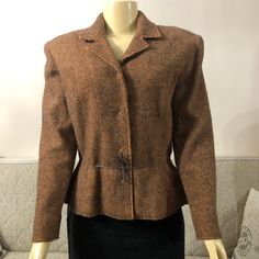 Vintage Mercy Wool Trench Jacket Size 6 Trench Jacket, Wool Blazer, Blazer Suit, Suit Jacket, Jackets For Women, Jackets & Coats, Blazer, Wool, Women Shopping