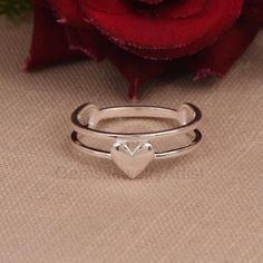 Heart Ring, Double Band Ring, 925 Sterling Silver Rings, Stackable Rings, Dainty Couple Rings, Promise Ring, Hammered Ring, Daily Wear Ring Product & Gemstone Detail: This Product can be gifted on the following Occasions:- Birthday Gift, Anniversary Gift, Wedding Gift, Baby Shower Gift, Graduation Ceremony, Friendship Day Gift, Daughter's Day Gift, Mother's Day Gift, Valentine's Day Gift, Christmas Gift, Thanks Giving Day FAST, FREE SHIPPING AND HANDLING TIME Handling Time - We will dispatch you Ring Double Band, Ring Daily Wear, Double Band Ring, Rings Dainty, Rings Promise, Friendship Day Gifts, Double Band Rings, Hammered Ring, Hammered Rings