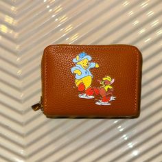 Winnie The Pooh Cardholder. Pooh Bear. Double Zip. Fall. New. Caramel Colored. Such A Cute Gift. Pooh Bear, Caramel Color, Cute Gift, Cute Gifts, Winnie The Pooh, Caramel, Wallets, Card Holder, Bag Lady