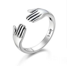 Double Layer Give Me A Hug Hand Open Finger Rings for Women,100% 925 Sterling Silver Ring, Fits to all Pandora Jewelry Diy, Free Shipping, Material : Sterling Silver FREE SHIPPING FREE SHIPPING FREE SHIPPING Item specifics Item Type: Rings Fine or Fashion: Fashion Occasion: Party Surface Width: 4mm Setting Type: Tension Setting Style: Trendy Gender: Women Metals Type: Silver Rings Type: Wedding Bands Shape\pattern: Figure Material: Cubic Zirconia Material: 925 Sterling Silver Occasion: Wedding, Give Me A Hug, Sea Life Jewelry, Ring Der O, Hand Ring, Finger Rings, A Hug, Mua Sắm, Open Ring, Rings For Women