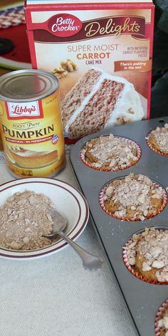 muffins are being prepared and ready to be eaten