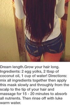 Tiktok Hair, How To Grow Your Hair Faster, Grow Long Hair, Healthy Hair Tips, Grow Hair Faster, Hair Remedies, Hair Growth Tips, Hair Repair