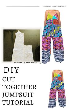 the pattern for this jumpsuit is easy to sew