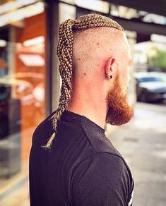 Viking Hairstyles Men, Cornrow Hairstyles For Men, Banana Hair Clips, Banana For Hair