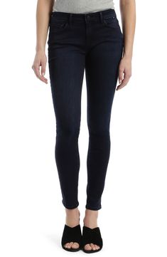 Essential skinnies hug every curve in ridiculously soft stretch denim aged with perfectly placed fading and whiskering over an intensely indigo wash. Style Name:Mavi Jeans Alexa Supersoft Skinny Jeans (Deep Midnight). Style Number: 5884394. Available in stores. Indigo Mid-rise Jeans With Five Pockets, Classic Stretch Jeans In Dark Wash, Everyday Mid-rise Jeggings With Five Pockets, Mid-rise Jeggings With Five Pockets For Everyday, Mid-rise Jeggings For Everyday, Dark Wash Straight Leg Jeggings With Five Pockets, Fitted Dark Wash Jeggings With Five Pockets, Everyday Mid-rise Denim Jeggings, Fall Mid-rise Dark Wash Jeggings