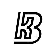 the letter b is made up of black and white letters