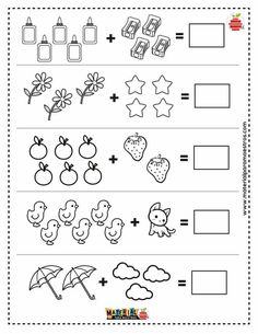 the worksheet for addition and subtraction to help students learn how to use numbers