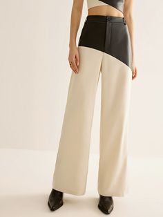 DETAILS
Composition: 100% Polyester
Design: Contrast Binding
Style: Casual, Elegant
Thickness: Regular
Sheer: No
Material: Linen Blend, Faux Leather
Occasion: Leisure, Party Color Block Pants, Mid Waist Pants, Long Midi Dress, Blouse Pants, Outerwear Outfit, Faux Leather Pants, Pants Length, Swimwear Outfit, Dress Suits