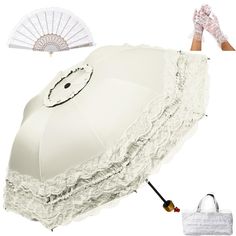 PRICES MAY VARY. Exquisite Clothing Accessories Set: the package includes 1 lace parasol with 1 cute handbag, 1 pair of gloves, 1 white lace fan, the nice combination to meet your various needs for dressing and matching, highlighting your elegance and personal charm Princess Lace Parasol: white lace bridal umbrellas for weddings in gothic Lolita style, 34.65 inches in diameter and 9.45 inches in folded length, the umbrellas come with a lovely carry bag and fan, the lace design is more sophistica Umbrellas For Wedding, Princess Umbrella, Bridal Umbrella, White Lace Gloves, Cosplay Photoshoot, Lace Umbrella, Lace Parasol, Christmas Wedding Decorations, Gloves White